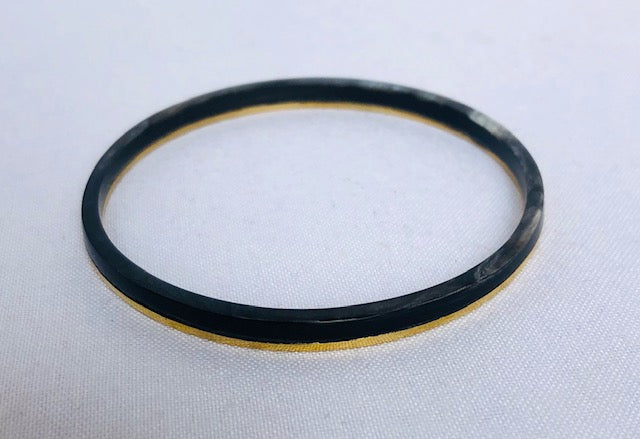 Bracelet: #7772 Single Brass/Horn Bangle