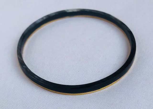 Bracelet: #7772 Single Brass/Horn Bangle