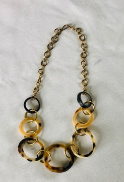 Necklace: #7602 Ring Horn