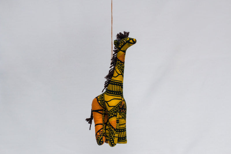 Ornament: #4920 Kitenge Giraffe