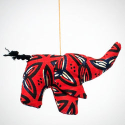 Ornament: #4919 Kitenge Elephant