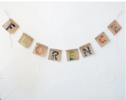 Garland: #2708 A - #2986 Z Alphabet Letters