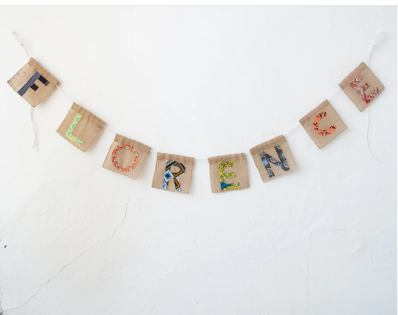 Garland: #2708 A - #2986 Z Alphabet Letters