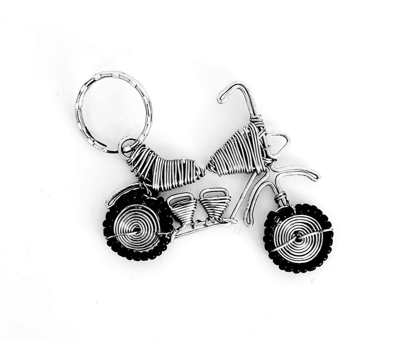 #9676  Giraffe, #9677  Ostrich, #9678  Zebra, #9679  Lizard, #9646 Motorcycle Safari Wire Keyholder