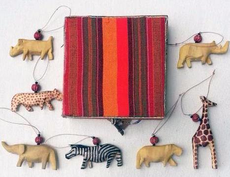 Ornament:  #7105 Animal Gift Set