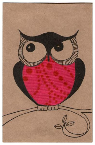 Card: #9143 Valentine Owl