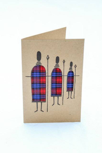 Card: #9128 Maasai Men