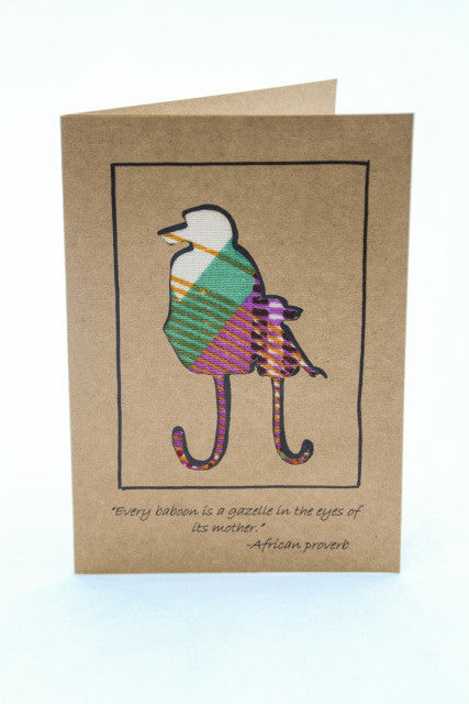 Card: #9102 Mother Baboon