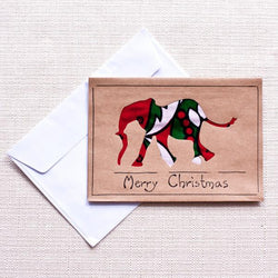 Card: #9108 Christmas Elephant